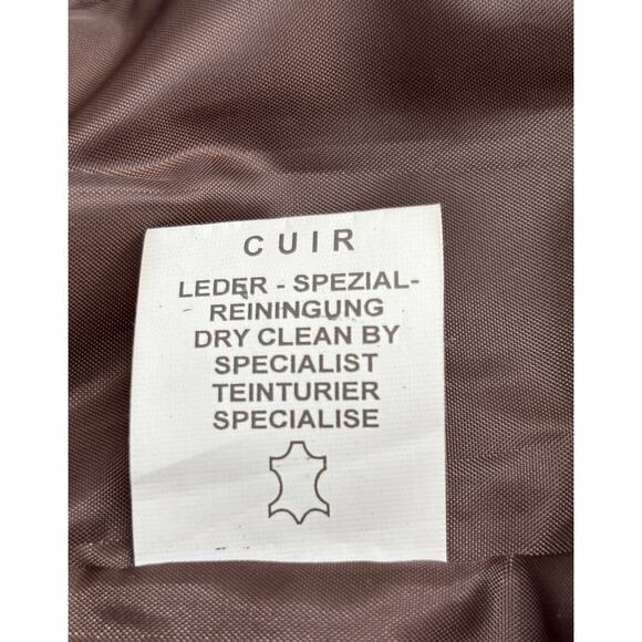 Leather Madness Brad Pitt Fight Club Button Front Leather Coat Mens Large Lined - Picture 10 of 11